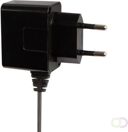 COMPACTE LADER MET MICRO USB AANSLUITING 5 V 1 A MAX. ZWART