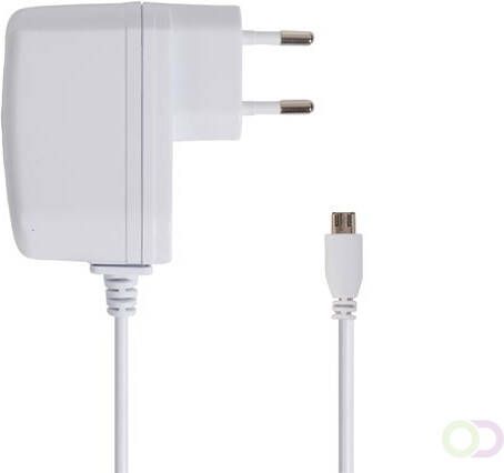 COMPACTE LADER MET MICRO USB AANSLUITING 5 VDC 2 A MAX. 12.5 W WIT
