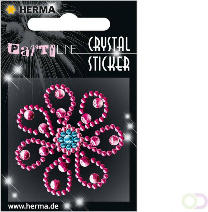 Herma Crystal stickers bloem