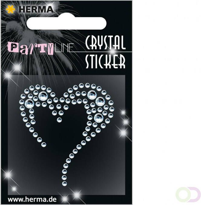 Herma Crystal stickers hart