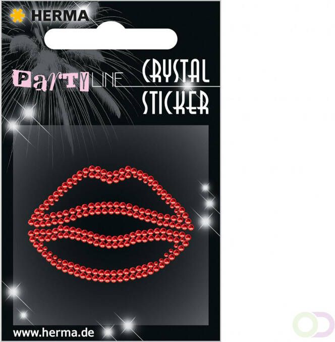 Herma Crystal stickers kiss