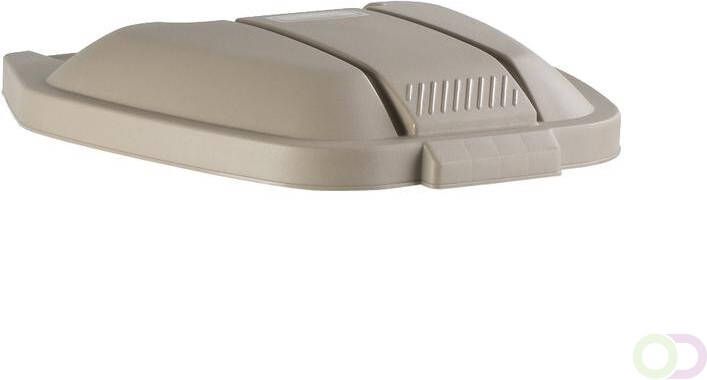 Rubbermaid deksel voor mobiele afvalcontainer Basis beige