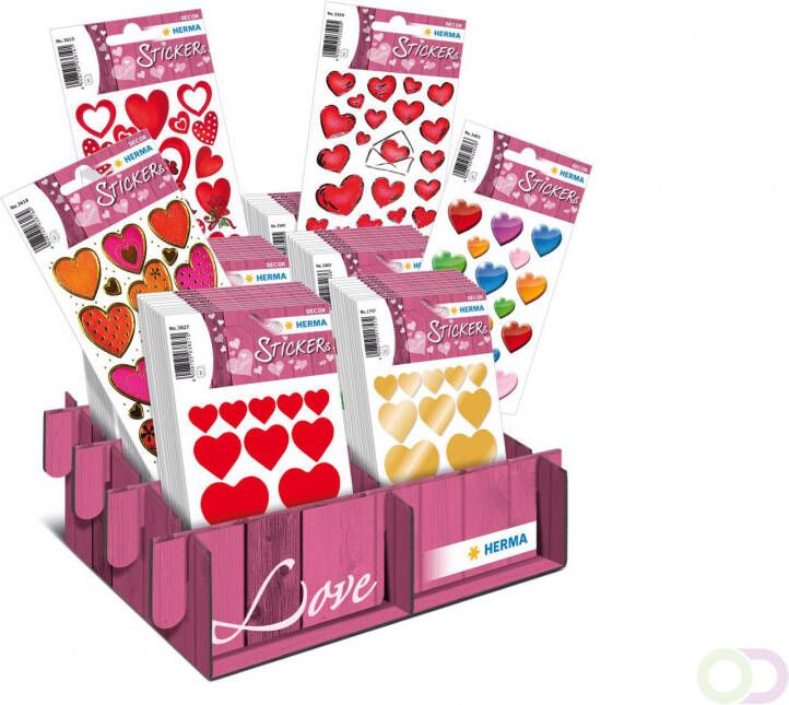 Herma Display stickers DECOR liefde heart klassiek