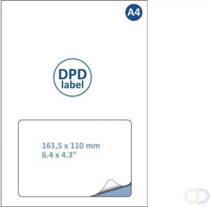 DPD label A4 161 5x110 mm 100 vel