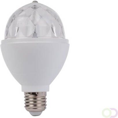 DRAAIENDE RGB-LEDLAMP 3 W E27