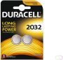 Duracell knoopcel Electronics DL CR 2032 3 volt blister van 2 stuks - Thumbnail 1