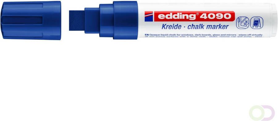 eddingÂ 4090 krijtmarker blauw