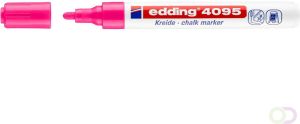 Edding Krijtstift 4095 rond neon roze 2-3mm
