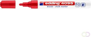 Edding Krijtstift 4095 rond rood 2-3mm
