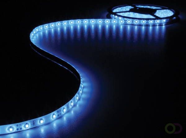 FLEXIBELE LED STRIP BLAUW 300 LEDS 5m -12V