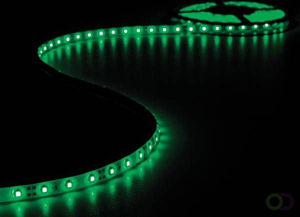 FLEXIBELE LED STRIP GROEN 300 LEDS 5m -12V