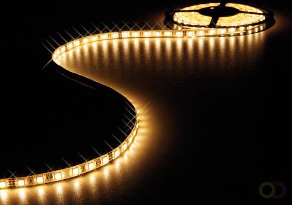 FLEXIBELE LED STRIP WARM WIT 3500K 150 LEDs 5m 12V