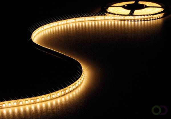 FLEXIBELE LED STRIP WARM WIT 600 LEDs 5m 24V