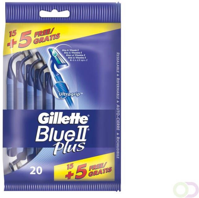 Gillette Blue Ii Plus 15+5Ct