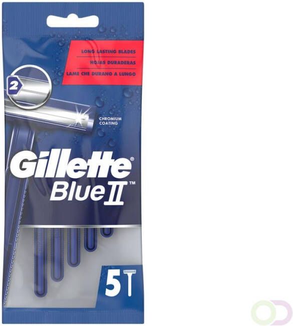 Gillette BlueII Wegwerpmesjes Voor Mannen x5