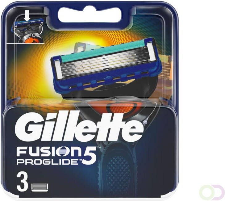 Gillette Fusion5 ProGlide Scheermesjes 3 Navulmesjes
