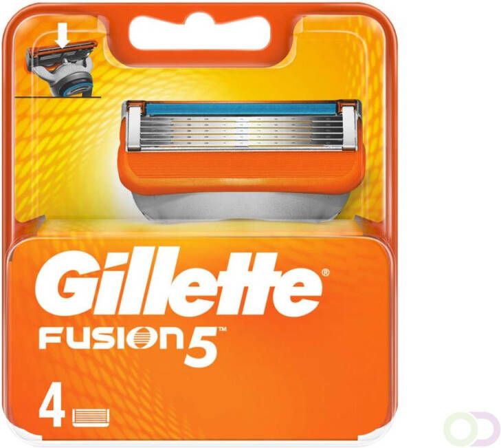 Gillette Fusion5 Scheermesjes Voor Mannen 4 Navulmesjes