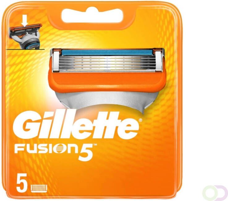 Gillette Fusion5 Scheermesjes Voor Mannen 5 Navulmesjes