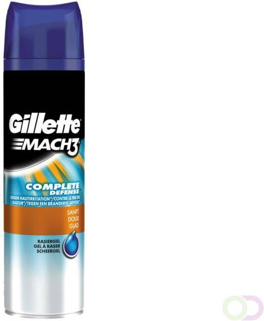 Gillette Mach3 Scheergel Voor Mannen Glad 200 ml