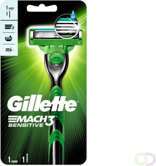Gillette Mach3 Sensitive Scheersysteem Voor Mannen