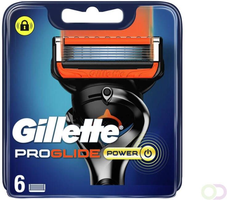 Gillette ProGlide Power Navulmesjes Voor Scheersysteem Voor Mannen 6 Stuks
