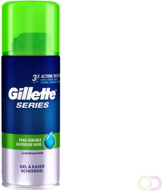 Gillette Series Gevoelige Huid Scheergel Voor Mannen 75 ml