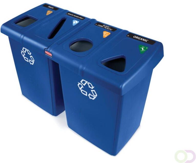 Glutton recyclingmodule 348 ltr Rubbermaid