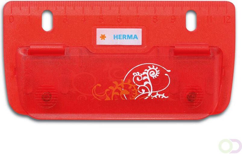 HERMA 19038 Zak perforator Spirit rood