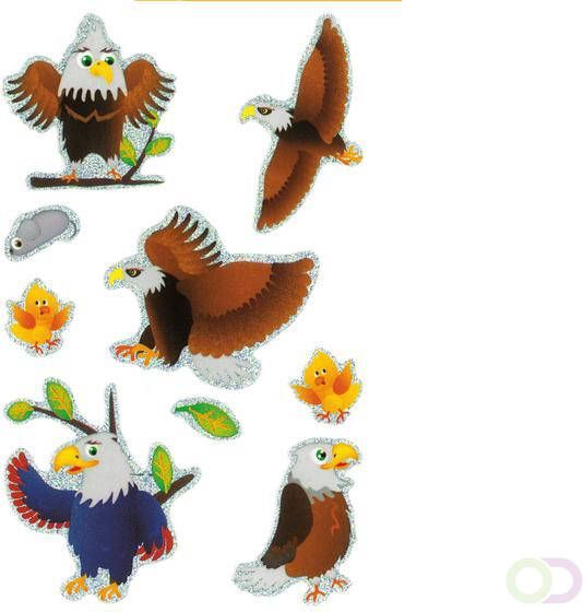 HERMA 3168 Stickers MAGIC Grote Adelaar Prismatische Folie