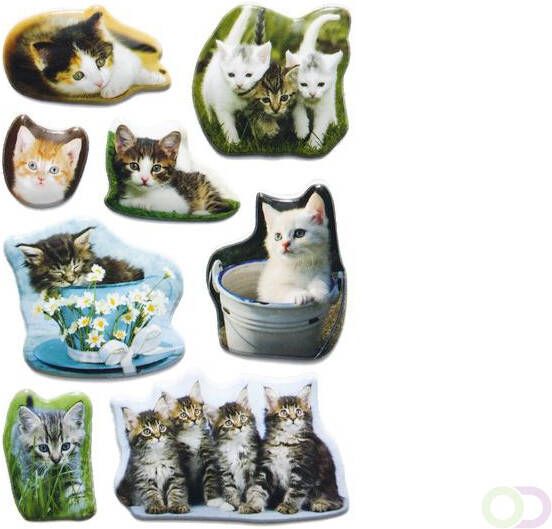 HERMA 6196 Stickers dierenfoto\'s katten Lackpuffy