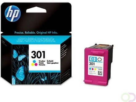HP 301 originele ink cartridge drie kleuren standard capacity 3ml