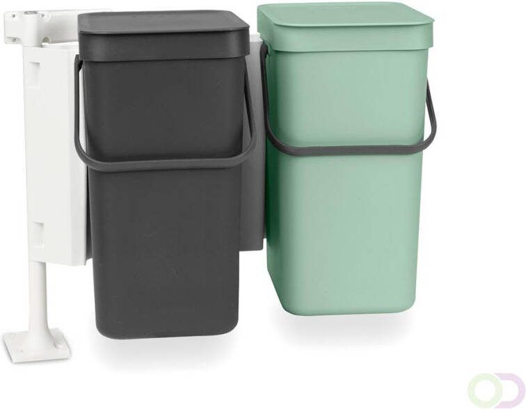 Brabantia Inbouwafvalemmer Sort & Go 2x12 liter