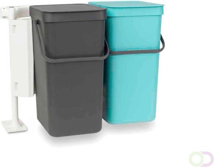 Inbouwafvalemmer Sort &amp Go 2x16 ltr Brabantia