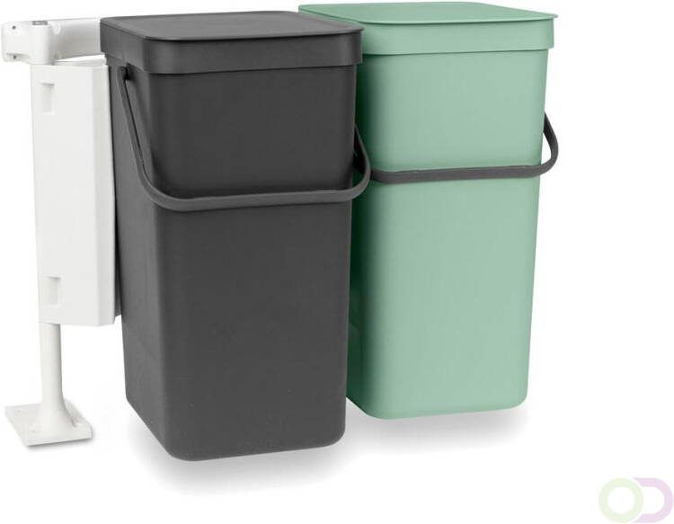 Brabantia Inbouwafvalemmer Sort & Go 2x16 liter