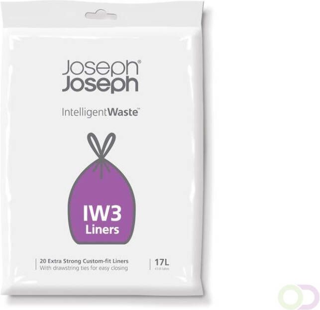 Intelligent Waste Afvalzak IW3 17 liter wit
