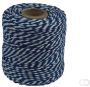 Merkloos Katoentouw blauw-wit klos van 50 g ongeveer 55 m - Thumbnail 2