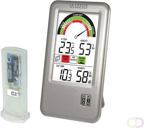 KLOK MET BINNEN - BUITENTEMPERATUUR EN EXTRA SONDE IT+ TECHNOLOGIE