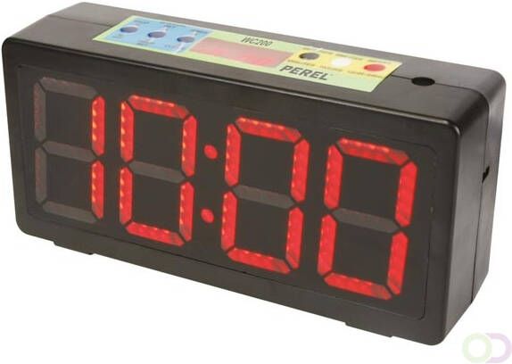 Velleman KLOK MET CHRONOMETER AFTELTIMER & INTERVALTIMER 32 7 x 15 6 x 9 3 cm