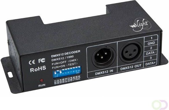 KRACHTIGE DMX CONTROLLER VOOR LEDSTRIPS 4 KANALEN