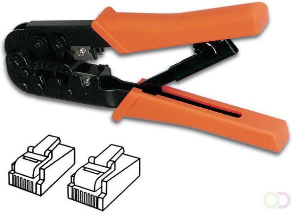 KRIMPTANG VOOR MODULAIRE CONNECTOREN 6P4C (RJ11) 6P6C (RJ12) 8P8C (RJ45)