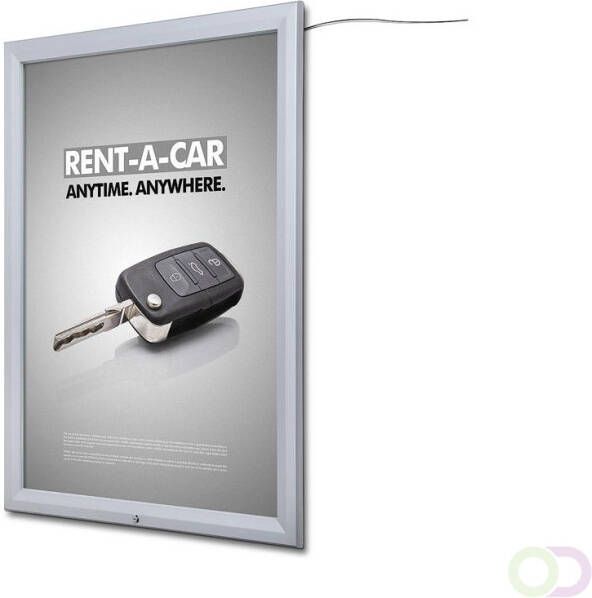 LED Outdoor Poster Case Met Gasveer A0