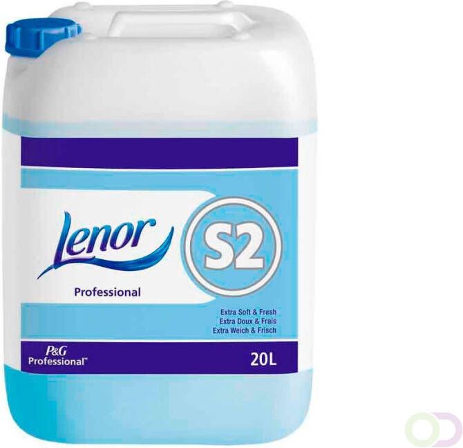 Lenor Professional S2 Extra Soft &amp Fresh 20 l(Wasverzachter Voor Automatisch Doseersysteem )