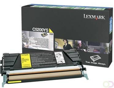 LEXMARK C520 C530 tonercartridge geel standard capacity 1.500 pagina's 1-pack return program