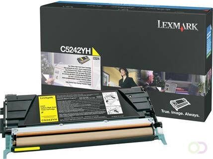 LEXMARK C524 tonercartridge geel high yield 5.000 pagina's 1-pack