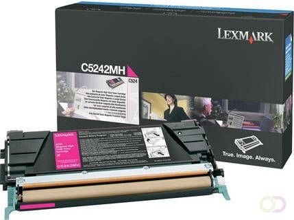 LEXMARK C524 tonercartridge magenta high yield 5.000 pagina's 1-pack