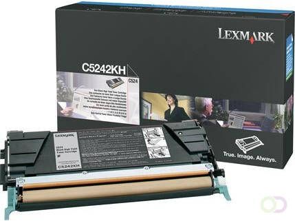 LEXMARK C524 tonercartridge zwart high yield 8.000 pagina's 1-pack