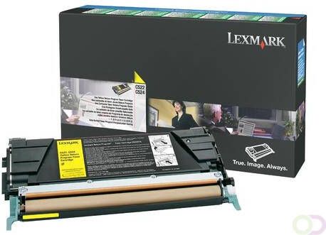 LEXMARK C52X C53x tonercartridge geel standard capacity 3.000 pagina's 1-pack corporate
