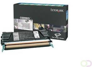 LEXMARK C530 tonercartridge zwart standard capacity 1.500 pagina's 1-pack return program