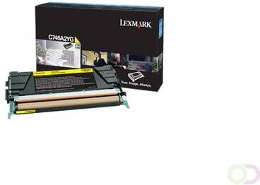 LEXMARK C746 C748 tonercartridge geel standard capacity 7.000 pagina's 1-pack
