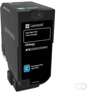 LEXMARK CS725 High capacity toner cartridge Cyan 12K